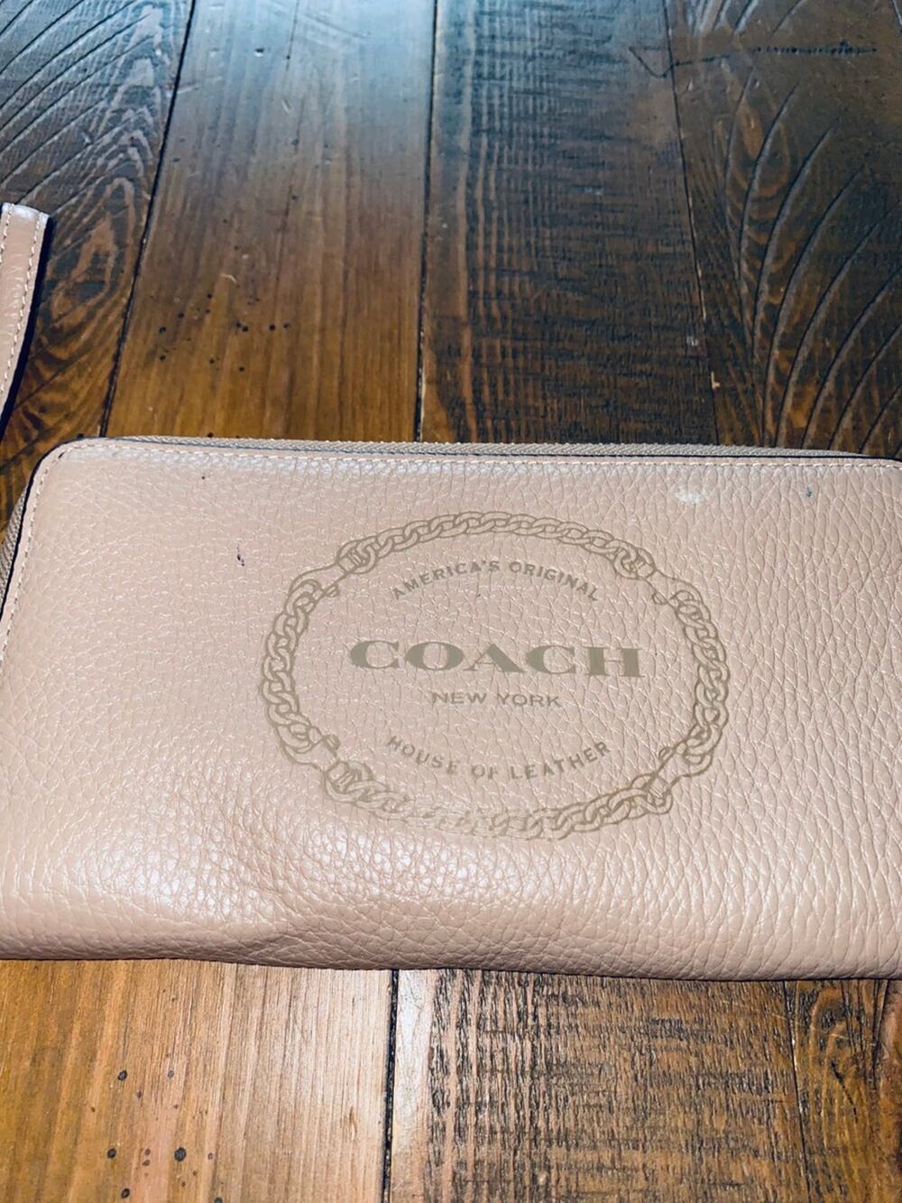 Coach Long Zip Around Wallet